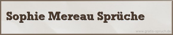 Sophie Mereau Sprüche